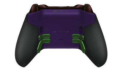 Xbox Elite Wireless Controller Series 2 - Core - Body: Pulse Red + Rubberized Grips, D-pad: Facet, Velocity Green (Metal), Back: Astral Purple + Rubberized Grips
