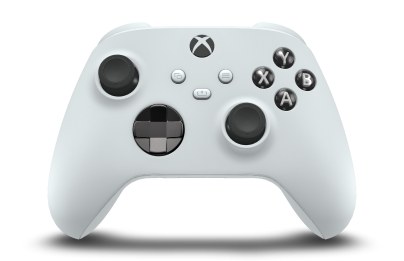 Xbox 無線控制器 - Body: Robot White, D-Pads: Carbon Black (Metallic), Thumbsticks: Carbon Black