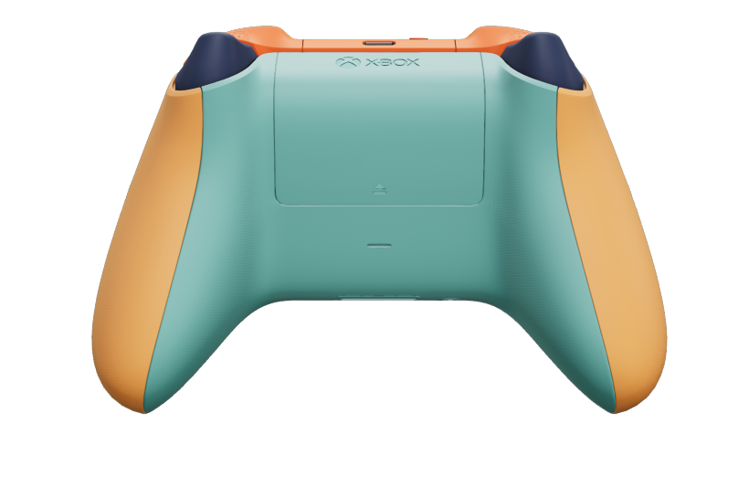 Xbox Wireless Controller - Body: Soft Orange, D-Pads: Mineral Blue, Thumbsticks: Desert Tan