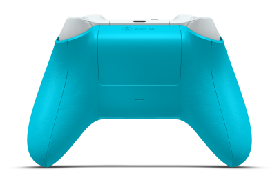 Xbox Wireless Controller - Corpo: Azul Libélula, Botões Direcionais: Branco Robot, Manípulos Analógicos: Branco Robot
