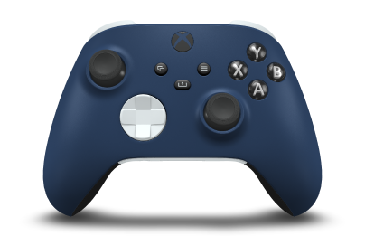 Xbox Wireless Controller - Body: Midnight Blue, D-Pads: Robot White, Thumbsticks: Carbon Black