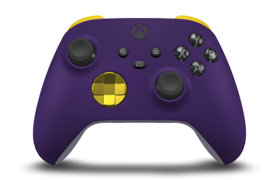 Kontroler bezprzewodowy Xbox - Body: Astral Purple, D-Pads: Lightning Yellow (Metallic), Thumbsticks: Carbon Black