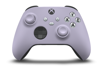 Xbox Wireless Controller - Corpo: Roxo suave, Botões Direcionais: Preto Carbono, Manípulos Analógicos: Roxo suave