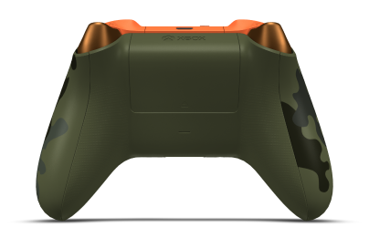 Xbox Wireless Controller - Corps: Forest Camo, BMD: Zest Orange (métallique), Joysticks: Zest Orange