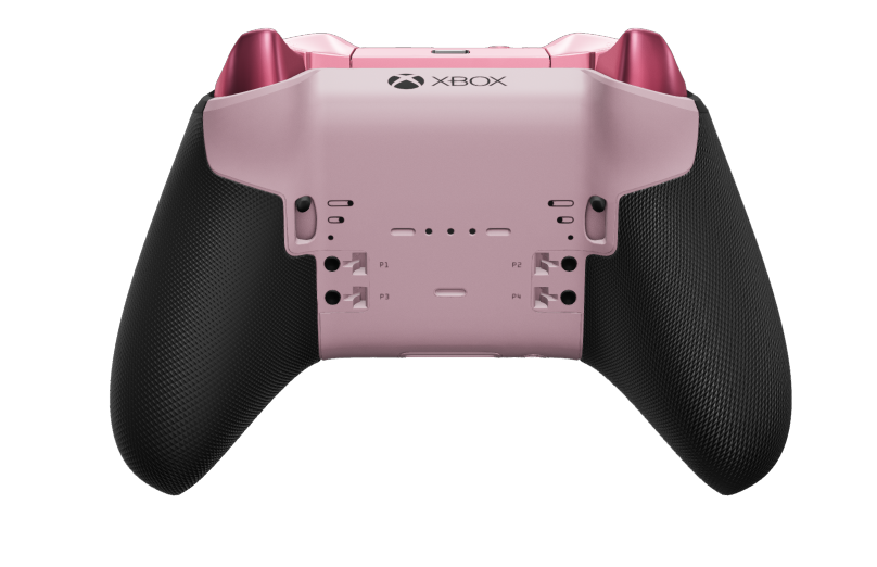 Xbox Elite Wireless Controller Series 2 - Core - Body: Pulse Red + Rubberized Grips, D-pad: Facet, Deep Pink (Metal), Back: Soft Pink + Rubberized Grips