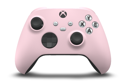 Xbox Wireless Controller - Body: Soft Pink, D-Pads: Carbon Black, Thumbsticks: Carbon Black
