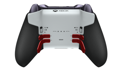Xbox Elite Wireless Controller Series 2 – Core - Body: Robot White + Rubberized Grips, D-pad: Cross, Gold Matte (Metal), Back: Robot White + Rubberized Grips