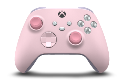 Xbox 無線控制器 - Body: Soft Pink, D-Pads: Soft Pink, Thumbsticks: Retro Pink