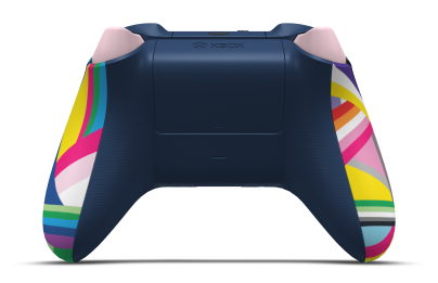 Xbox Wireless Controller - Body: Pride, D-Pads: Soft Orange, Thumbsticks: Midnight Blue