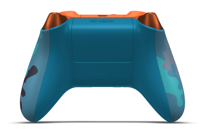Xbox Wireless Controller - Body: Mineral Camo, D-Pads: Midnight Blue, Thumbsticks: Zest Orange