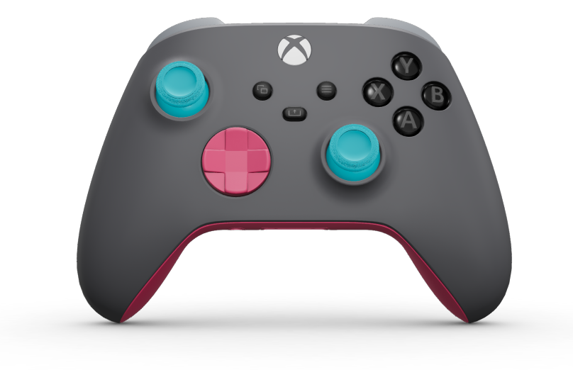 Xbox Wireless Controller - Corps: Storm Grey, BMD: Deep Pink, Joysticks: Dragonfly Blue