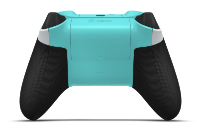 Xbox Wireless Controller - Framsida: Robotvit, Styrknappar: Glaciärblå, Styrspakar: Glaciärblå