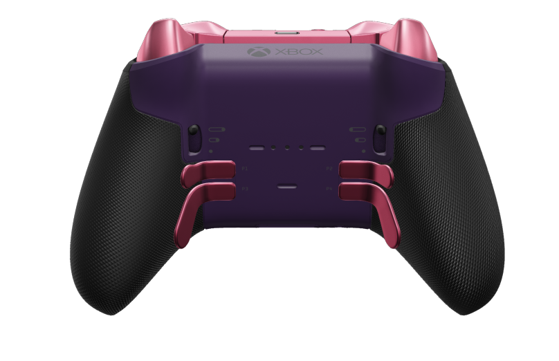 Xbox Elite Wireless Controller Series 2 - Core - Body: Astral Purple + Rubberized Grips, D-pad: Facet, Deep Pink (Metal), Back: Astral Purple + Rubberized Grips