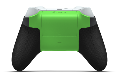 Xbox Wireless Controller - Hoofdtekst: Storm Grey, D-Pads: Carbonzwart, Duimsticks: Velocity-groen