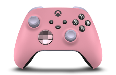 Trådløs Xbox-kontroller - Body: Retro Pink, D-Pads: Soft Pink (Metallic), Thumbsticks: Soft Purple