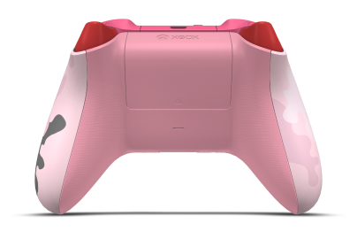 Xbox ワイヤレス コントローラー - Body: Sandglow Camo, D-Pads: Pulse Red, Thumbsticks: Glacier Blue