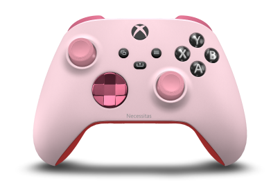Xbox 無線控制器 - Body: Soft Pink, D-Pads: Deep Pink (Metallic), Thumbsticks: Retro Pink