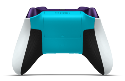 Xbox Wireless Controller - Body: Robot White, D-Pads: Astral Purple (Metallic), Thumbsticks: Dragonfly Blue