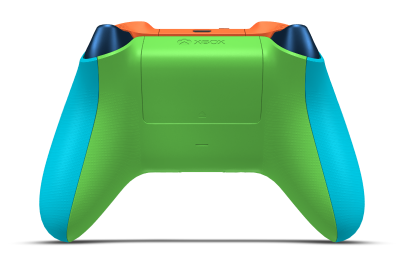 Xbox Wireless Controller - Cuerpo: Azul dragón, Crucetas: Azul dragón (metálico), Palancas de mando: Verde veloz