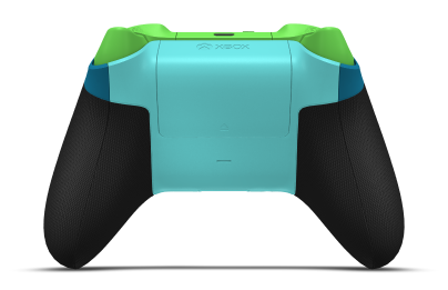 Xbox Wireless Controller - Body: Mineral Blue, D-Pads: Velocity Green, Thumbsticks: Velocity Green