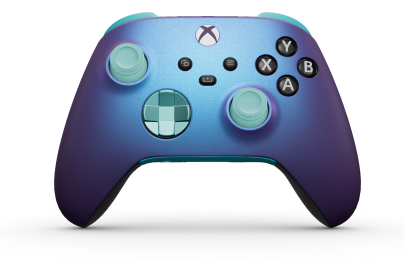 Xbox Wireless Controller - Body: Stellar Shift, D-Pads: Glacier Blue (Metallic), Thumbsticks: Glacier Blue