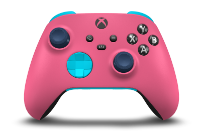 Xbox Wireless Controller - Corps: Deep Pink, BMD: Dragonfly Blue, Joysticks: Midnight Blue