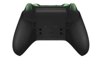 Xbox Elite Wireless Controller Series 2 - Core - Body: Carbon Black + Rubberized Grips, D-pad: Facet, Velocity Green (Metal), Back: Carbon Black + Rubberized Grips