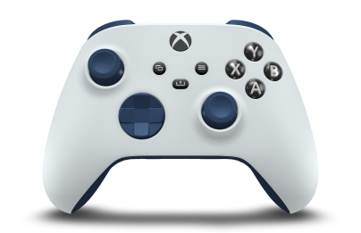 Controller Wireless per Xbox - Body: Robot White, D-Pads: Midnight Blue, Thumbsticks: Midnight Blue