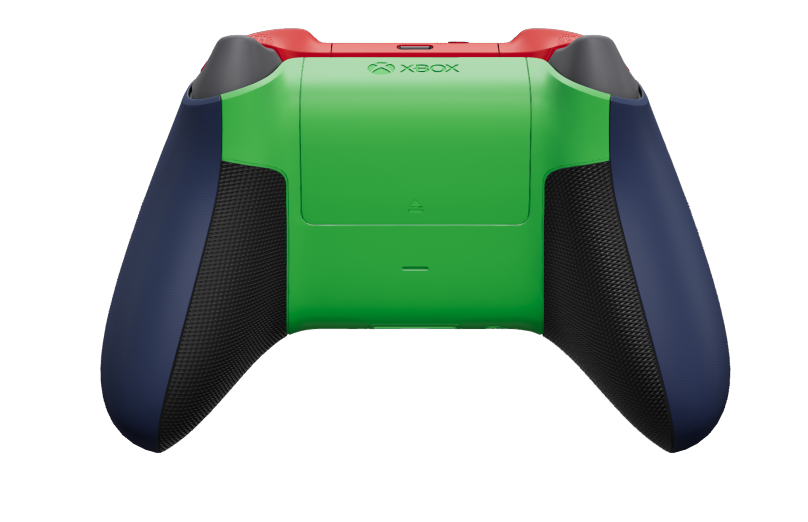 Xbox Wireless Controller - Cuerpo: Azul nocturno, Crucetas: Verde veloz, Palancas de mando: Rojo radiante