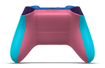 Xbox Wireless Controller - Framsida: Dragonfly Blue, Styrknappar: Robotvit, Styrspakar: Robotvit