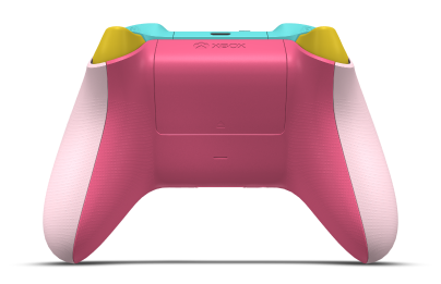 Xbox Wireless Controller - 몸체: 소프트 핑크, 방향 패드: 라이팅 옐로우, 엄지스틱: 딥 핑크