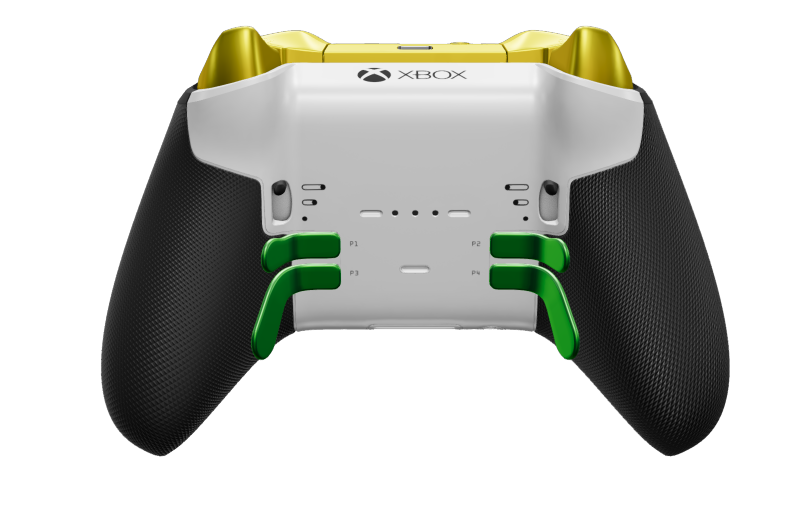 Manette sans fil Xbox Elite Series 2 - Core - Body: Carbon Black + Rubberized Grips, D-pad: Faceted, Carbon Black (Metal), Back: Robot White + Rubberized Grips