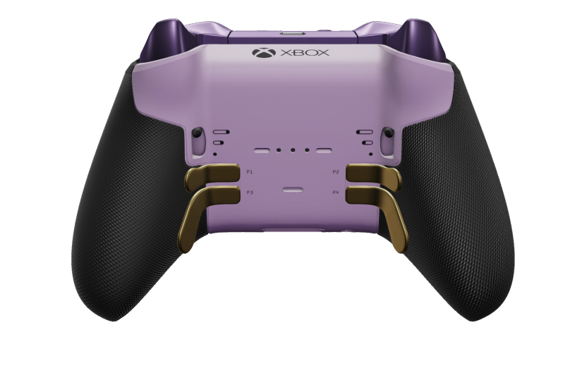Xbox Elite Wireless Controller Series 2 - Core - Body: Robot White + Rubberized Grips, D-pad: Cross, Astral Purple (Metal), Back: Soft Purple + Rubberized Grips