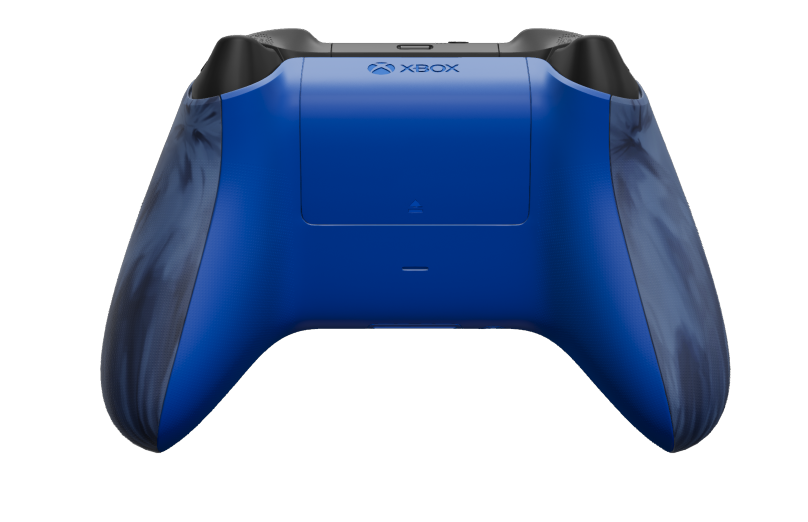 Xbox Wireless Controller - Hoofdtekst: Stormcloud Vapor, D-Pads: Mineraalblauw (metallic), Duimsticks: Mineraalblauw