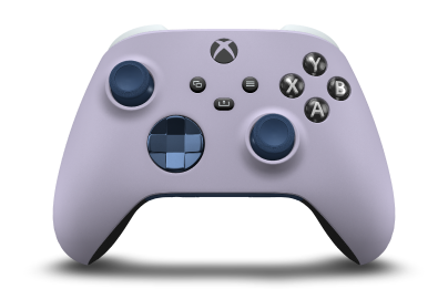Xbox Wireless Controller - Body: Soft Purple, D-Pads: Midnight Blue (Metallic), Thumbsticks: Midnight Blue