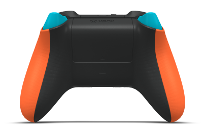 Xbox Wireless Controller - Corps: Zest Orange, BMD: Dragonfly Blue, Joysticks: Dragonfly Blue