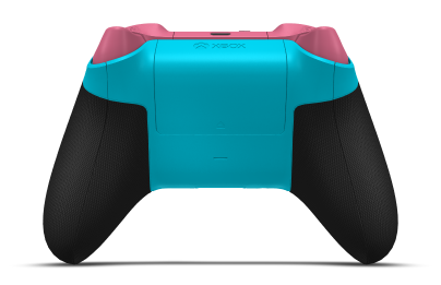 Xbox Wireless Controller - Corpo: Azul Libélula, Botões Direcionais: Rosa Profundo, Manípulos Analógicos: Rosa Profundo