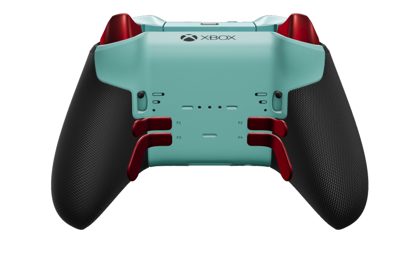 Xbox Elite Wireless Controller Series 2 - Core - Body: Soft Purple + Rubberized Grips, D-pad: Facet, Glacier Blue (Metal), Back: Glacier Blue + Rubberized Grips