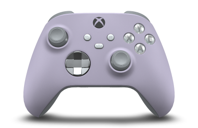 Xbox 無線控制器 - Body: Soft Purple, D-Pads: Ash Grey (Metallic), Thumbsticks: Ash Grey