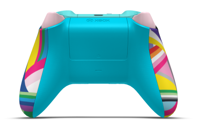 Xbox Wireless Controller - Body: Pride, D-Pads: Glacier Blue, Thumbsticks: Lighting Yellow