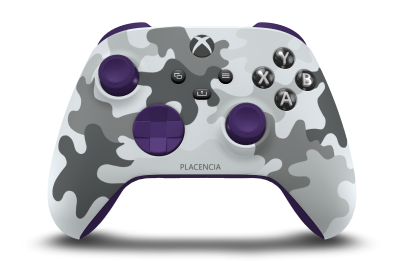 Xbox Wireless Controller - Body: Arctic Camo, D-Pads: Astral Purple, Thumbsticks: Astral Purple