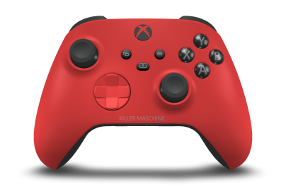 Xbox Wireless Controller - Body: Pulse Red, D-Pads: Pulse Red, Thumbsticks: Carbon Black