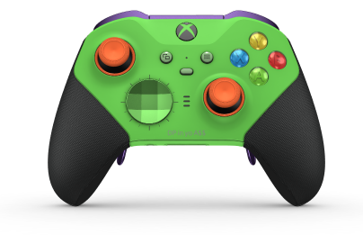 Xbox Elite Wireless Controller Series 2 - Core - Corpo: Verde Veloz + Pegas em Borracha, Botão Direcional: Faceta, Verde Veloz (Metal), Traseira: Verde Veloz + Pegas em Borracha