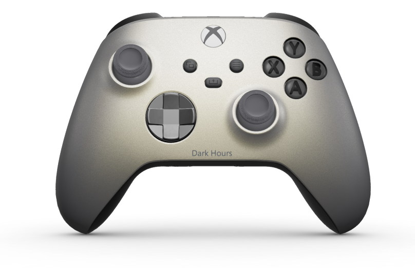 Xbox Wireless Controller - Corps: Lunar Shift, BMD: Storm Gray (métallique), Joysticks: Storm Grey