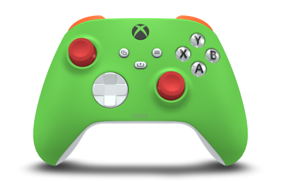 Xbox 무선 컨트롤러 - Corps: Velocity Green, BMD: Robot White, Joysticks: Pulse Red