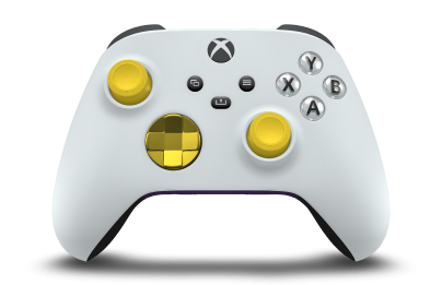 Xbox Wireless Controller - Body: Robot White, D-Pads: Lightning Yellow (Metallic), Thumbsticks: Lighting Yellow