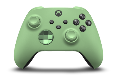 Xbox Wireless Controller - Corpo: Verde suave, Botões Direcionais: Verde suave (Metalizado), Manípulos Analógicos: Verde suave