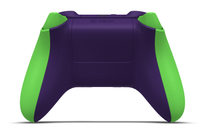 Manette avec corps Velocity Green, BMD Astral Purple et joysticks Astral Purple - Vue arrière