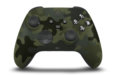 Xbox Wireless Controller - Body: Forest Camo, D-Pads: Carbon Black, Thumbsticks: Carbon Black