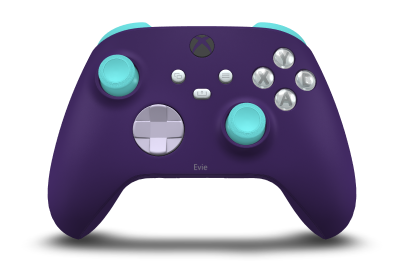 Xbox Wireless Controller - Body: Astral Purple, D-Pads: Soft Purple, Thumbsticks: Glacier Blue